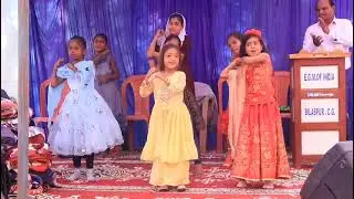Sunday school children action dance Chhattisgarh