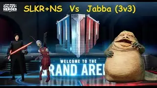 SWGOH - SLKR + NS Vs Jabba (3v3)