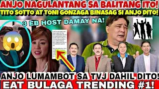 ANJO YLLANA BINASAG NA NI TITO SEN AT TONI GONZAGA D2❗LUMAMBOT NA SA TVJ DAHIL DITO😱EB HOST DAMAY