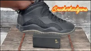 AIR JORDAN 10s  black OVO DRAKE 😱🔥UNBELIEVABLE LOOK DlZZY DRAKE 👀