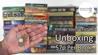 SFRL054: 57p Vintage Science Fiction Charity Book Haul Part 1 of 3