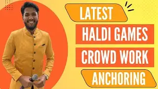 Haldi Events Anchor | Fun Haldi Games for Audience | Fun Interaction with Couple & Audience RJ FAYAZ