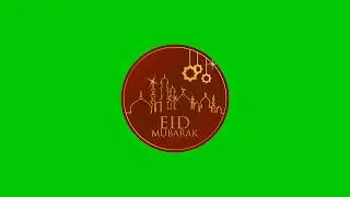 Series of Islamic green screen effect 4k Ramzan and Eid Mubarak 3D new islamic effect