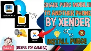 How to share/transfer Pubg mobile with xender *jugaad*  - Tech Menia 😎
