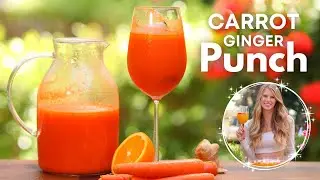 Carrot Ginger Punch | William Sonoma Recipes | Healthy Punch Cocktail