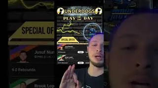 NBA Underdogs app play of the day!