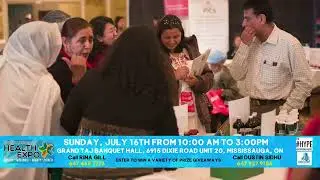 Ontario's South Asian Health Show - July 16, 2023 at The Grand Taj Banquet Hall in Mississauga