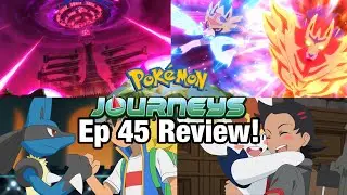 Goh Catches Eternatus! Lucario and Cinderace! Pok&eacute;mon Journeys Anime episode 45 Review!
