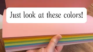 Do You Love Colored Paper As Much As I Do? Check Out These Vibrant Colors of Computer/Craft Paper!