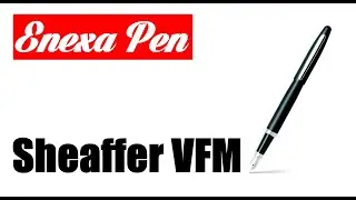 Fountain pen in action!  SHEAFFER VFM.