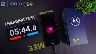 Moto G54 Charging Test ⚡| 5G | Moto G54 Charging Time | 33W 6000mAh | Hindi
