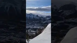 Winter Hiking Canmore Mountain January 2026 Sunny Snow Peaks, Howling Wind & Stunning Views!