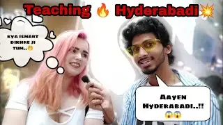 Teaching people Hyderabadi #viral #viralshort #vlog #youtube