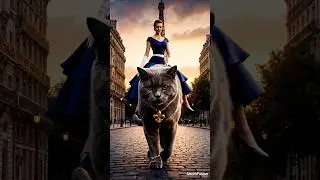 Magical Cat Guardians - France Edition! 🇫🇷🐱 #shorts