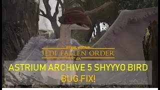 Star Wars Jedi: Fallen Order - Astrium Archive 5 Shyyyo bird - BUG FIX