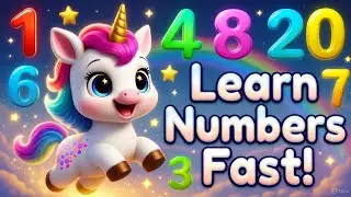 Learn Numbers 1 to 20 with Magical Unicorn | Fun 3D Animated Counting Song | Beat & Learn