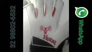 Pr&eacute; venda. Luva M32 venom elite skull 2019 Fingersave #luvadegoleiro #m32venom