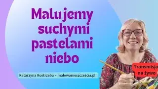 Jak malować suchymi pastelami niebo? #suchepastele #niebo #chmury