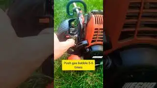 How to start my echo trimmer
