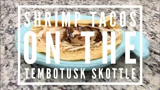 Cooking Shrimp Tacos on the Tembotusk Skottle   Cowboy Wok   Texas Wok
