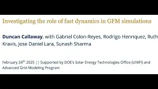 Duncan Callaway: Investigating the role of fast dynamics in GFM simulations