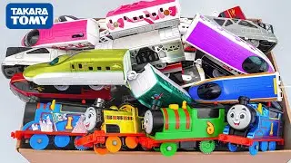 Plarail Train and Thomas ☆ A Running Test with Plarail Shinkansen and Bullet Trains (No Talking)