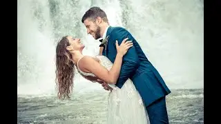 Smoky Mountain Wedding Day | Rock-the-Dress Waterfall Shoot!