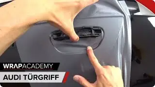 Audi T&uuml;rgriff De-Montage und Folierung