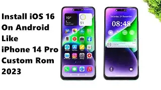 Install iOS 16 On Android Like iOS 16 Custom Rom 2023 | Change Your Device Look Like Real iPhone
