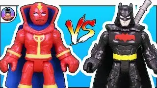 BLIND BAG BATTLE #28 | NINJA BATMAN vs RED TORNADO!