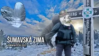 Šumava ❄️ zimní přechod ❄️ 150km na težko 👑 (spaní útulny,zastávky,kde se dá)