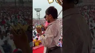 !! BRS MEETING #kcr #warangal #public #trsparty #dronephotography