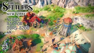 The Settlers: New Allies 4K \\ Scuba Raptor NexXxos 1260mm + 13900K + 4090 + DDR5-8200 // Neo G8