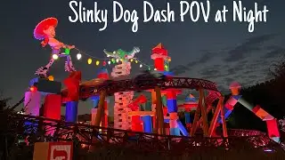 Slinky Dog Dash POV at Night
