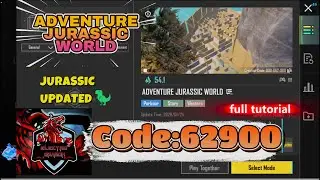 BGMI WOW Jurassic Park 😈🦖 | Parkour 56905 | Dino Adventure 🔥