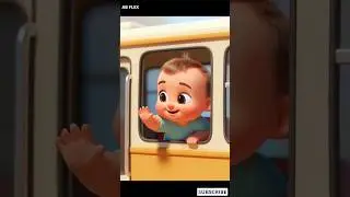 Wheels on the Bus 🚌 Baby Song for Toddlers | Calm Nursery Rhymes | AB Flex