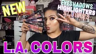 NEW L.A. COLORS SWEET SIXTEEN COLOR EYESHADOW PALETTES & SO CHEEKY BLUSH & HIGHLIGHT PALETTE