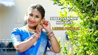 puberty ceremony highlights  - LAETITIA PONMALAR