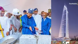 FIRST BANK&FEMI OTEDOLA SET A GROUND-BREAKING RECORD AS THEY INAUGURATE THE 43 STOREY BUILDING HEAD