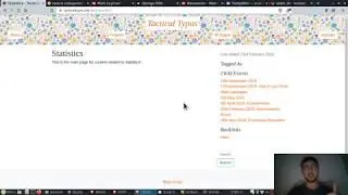 How I Make my Website & My Thinking Behind It: TiddlyWiki NodeJS, Wikis, and Internal Linking