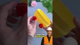 Mira este increible carrito de juguete que se mueve solo #diy #viral #ideas