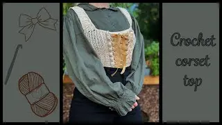 A Simple Crochet Corset Top 🥀