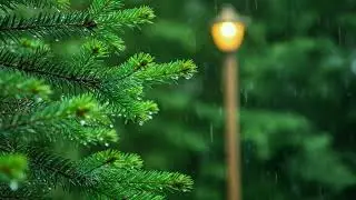 Peaceful Sleep Music with Soft Rain Sounds in the Forest - Calming Harp for Deep Sleep & Meditation