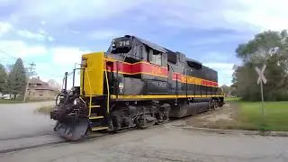 Iowa Interstate's BUSW and Buzzi cement private RR on ex ICRR & CRI&P tracks at LaSalle, IL