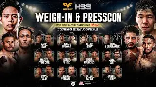 WEIGH IN & PRESS CONFERENCE PASTI FIGHT X HSS BALI: &ldquo;PASTI FIGHT NIGHT&ldquo; ‼️