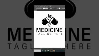 Medicine logo design||Youtube shorts||Shorts Video||Rasheed RGD
