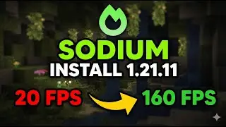 Как установить Sodium для Minecraft 1.21.11