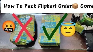 How To Pack Flipkart Order📦 #sellervlog #flipkart #order