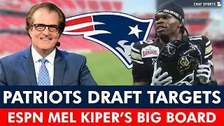New England Patriots Draft Targets From ESPN Mel Kiper&rsquo;s 2025 NFL Draft Big Board