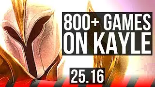 KAYLE vs AATROX (TOP) | 800+ games, 4/1/2 | EUW Master | 25.16